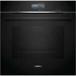 Siemens - iQ700, Einbau-Dampfbackofen, 60 x 60 cm, Schwarz, Edelstahl HS736G3B1