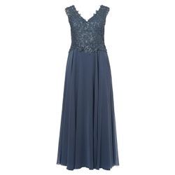 Luxuar Fashion Abendkleid Damen Chiffon, blau