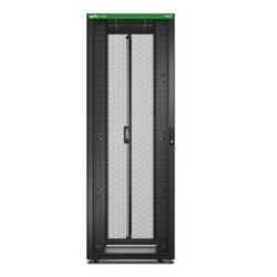 APC Easy Rack 800mm/48HE/1000mm, mit Dach, Rollen, Füßen und 4 Halterungen, ohne Seitenteile, Boden, schwarz