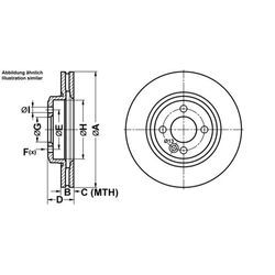 ATE Bremsensatz-Vorderachse Bremsensatz, Scheibenbremse vorne rechts links belüftet 276mm für MINI 34356761447 34116761287 34116765446 IJF1414NM6