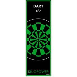 Kingpower - Dart Teppich Matte Steeldart Zubehör Grün Dartpfeile Dartboard Dartteppich Target Oche Darts Abwurflinie Schutz Gummi Boden Dartscheibe