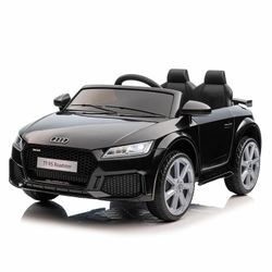 Cofi 1453 - Elektro-Kinderauto Audi tt rs Kinderauto 2x6V4AH MP3 Power Display Schwarz