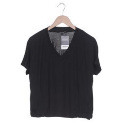 Comma Damen T-Shirt, schwarz, Gr. 36