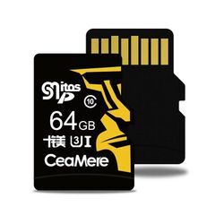 MicroSD 64GB- Geeignet für Überwachungskameras, Fahrrekorder, Mobiltelefone und Tablets