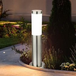 Außen Standleuchte led Garten Stehlampe Säulenleuchte, 1x E27 9 Watt 810 Lumen, Höhe 45 cm