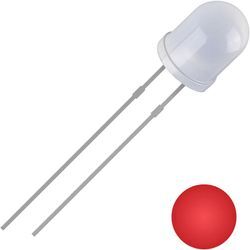 Quadrios - 2111O172 led bedrahtet Rot Rund 5 mm 700 mcd 30 ° 20 mA 2 v