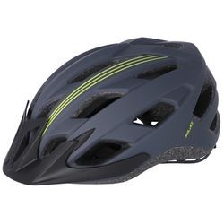 Fahrradhelm XLC "BH-C28", schwarz (grau, schwarz, gelb), Helme, Kopfumfang: 53cm - 58cm