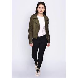 Lederjacke MAZE "Romie" Gr. L, grün (olive), Damen, Obermaterial: 100% Lammleder / Futter: 100% Polyester, Jacken