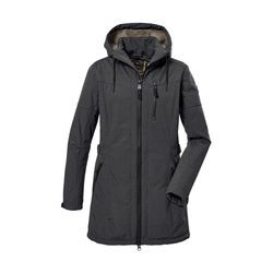 Softshellparka G.I.G.A. DX BY KILLTEC "GW 46 WMN SFTSHLL PRK" Gr. 36, blau (dunkelblau), Damen, 100% Polyester, Jacken