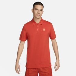 Das Nike Polo Herren-Poloshirt in schmaler Passform - Orange