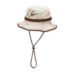 Nike Dri-FIT Apex Bucket-Cap mit Camo-Print - Weiß