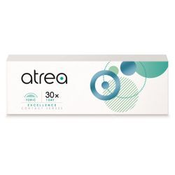 atrea excellence 1 day toric (30er Packung) Tageslinsen (1.5 dpt, Zyl. -1,75, Achse 70 ° & BC 8.6) mit UV-Schutz