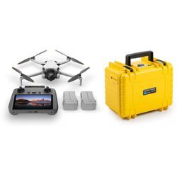 DJI Mini 4 Pro Fly More Combo (DJI RC 2) + B&W Case Typ 2000 gelb