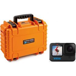 GoPro HERO10 Black + B&W Case Typ 3000 orange - nach 50 EUR GoPro HERO10 Sofortrabatt
