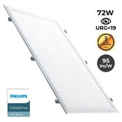 LED-Einbaupanel 1200X600mm Slim 72W philips driver UGR19 mit