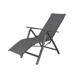 Kynast Relaxsessel Garten Liege Comfort Alugestell Anthrazit