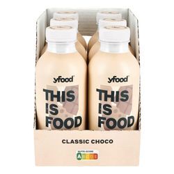 YFood Food Drink Chocolate 500 ml, 6er Pack