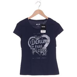 Mustang Damen T-Shirt, marineblau, Gr. 34