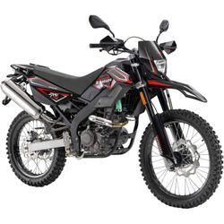 Zündapp Motorrad ZRE 125 Enduro E5 schwarz, 124 ccm, 102 km/h, Euro 5, Sportliches Design, schwarz