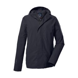 Funktionsjacke G.I.G.A. DX BY KILLTEC "GS 147 MN JCKT" Gr. L, blau (dunkelblau), Herren, Obermaterial: 51% Polyester (recycelt) 49% Polyester, Innenfutter: 100% Polyester, Jacken