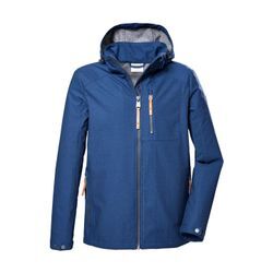 Softshelljacke G.I.G.A. DX BY KILLTEC "GS 7 MN SFTSHLL JCKT" Gr. L, blau (dunkelblau), Herren, 100% Polyester, Jacken