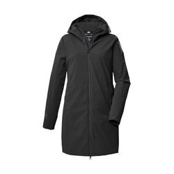 Parka G.I.G.A. DX BY KILLTEC "GS 154 WMN PRK" Gr. 36, schwarz, Damen, Obermaterial: 51% Polyester (recycelt) 49% Polyester, Innenfutter: 100% Polyester, Jacken