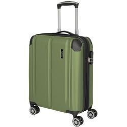 travelite City Kabinentrolley 55 cm erweiterbar 4 Rollen 40 l - Grün