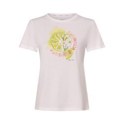 Marc Cain Collections T-Shirt Damen Baumwolle bedruckt, weiß