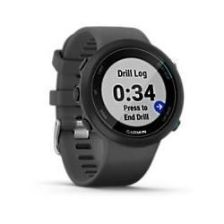 Garmin Sportuhr Swim 2 GPS-Schwimmuhr Grau, Silber