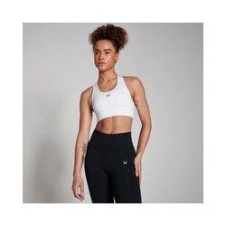 MP Training Racerback Sport-BH für Damen – Weiß - S