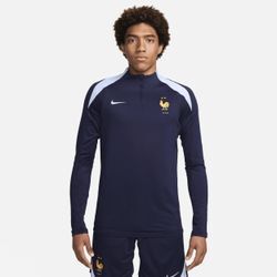 Frankreich Strike Nike Dri-FIT Fußball-Drill-Oberteil für Herren - Blau