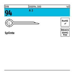 Splinte DIN 94/ISO 1234 1 x 10 A 2