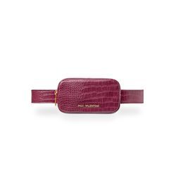 Amber Beltbag Burgundy Croco