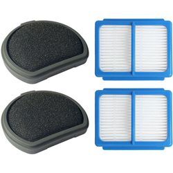 Trade-Shop 4in1 Filter-Set (2x HEPA-Filter + 2x Vormotorfilter) kompatibel mit aeg 900923092, 900923093, ASKQX9, AEF167, 90027737200 / Staubsauger