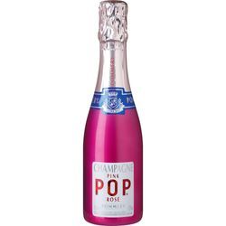 Champagner Pommery Pink POP, Brut, Champagne AC, 0,2 L, Champagne, Schaumwein