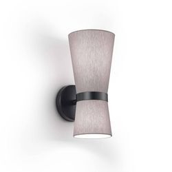 Wandlampe Yuna-W schwarz/foggy grey, beweglich