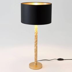 Tischlampe Cancelliere Rotonda schwarz/gold 57 cm