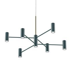 Modo Luce Chandelier Hängelampe 13fl 100cm schwarz