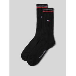 Socken mit Kontraststreifen im 2er-Pack