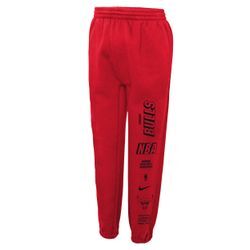 Chicago Bulls Courtside Nike NBA-Fleece-Hose für ältere Kinder - Rot