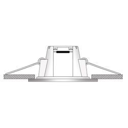 LED-Einbauleuchte Holstein IP65, 116° starr, weiß