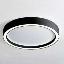 Bopp Aura LED-Deckenleuchte Ø 30cm weiß/schwarz