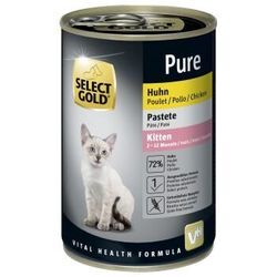 SELECT GOLD Pure Kitten Paté 24x400 g