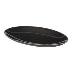 Broste Copenhagen Nordic Coal kleine ovale Servierplatte 22 x 13,6 cm