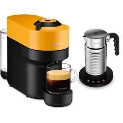 Nespresso Vertuo Pop Mango Yellow & Aeroccino 4 Vertuo Kaffeemaschine