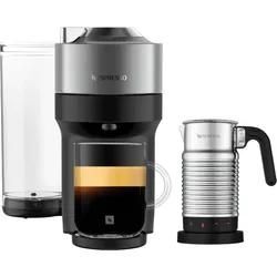 Nespresso VERTUO Pop+ Titan & Aeroccino 4 Vertuo Kaffeemaschine