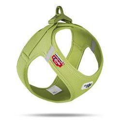 Curli Vest Harness Clasp Air-Mesh grün S