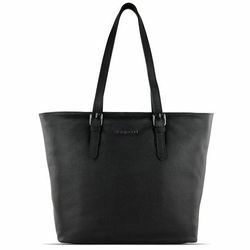 bugatti Bella Shopper Tasche Leder 47 cm Laptopfach schwarz