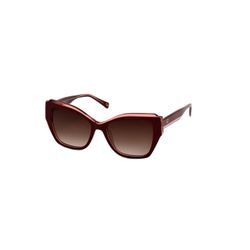 Sonnenbrille GERRY WEBER, Damen, rot, modisch, Brillen, Große, eckige Damenbrille, auffälliges Deisgn, Vollrand