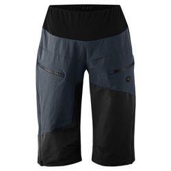 Radhose GONSO "LOMASO" Gr. 34, Normalgrößen, blau (nachtblau) Damen Hosen Herren Bike-Shorts, MTB Fahrradhose mit Sitzpolster, Bund flexibel